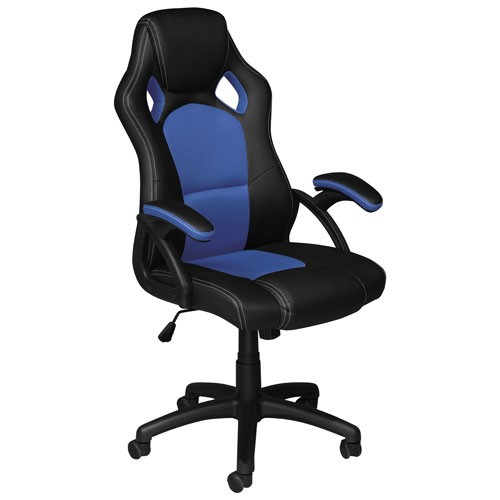 Eclipse Ergonomic High-Back Executive Gaming Chair - Black/Blue
