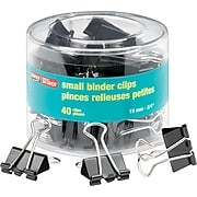Staples® Binder Clips, Small 3/4