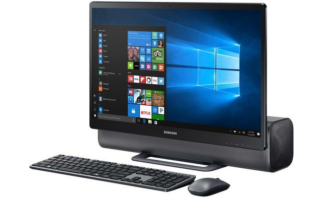 Samsung All-in-One Computer DP710A4M-L01US Intel Core i5 7th Gen 7400T &#40;2.40 GHz&#41; 12 GB DDR4 1 TB HDD 23.8&#34; Touchscreen Windows 10 Home 64-Bit