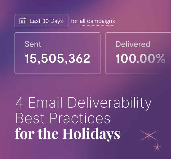 Email Deliverability best practices for the holidays